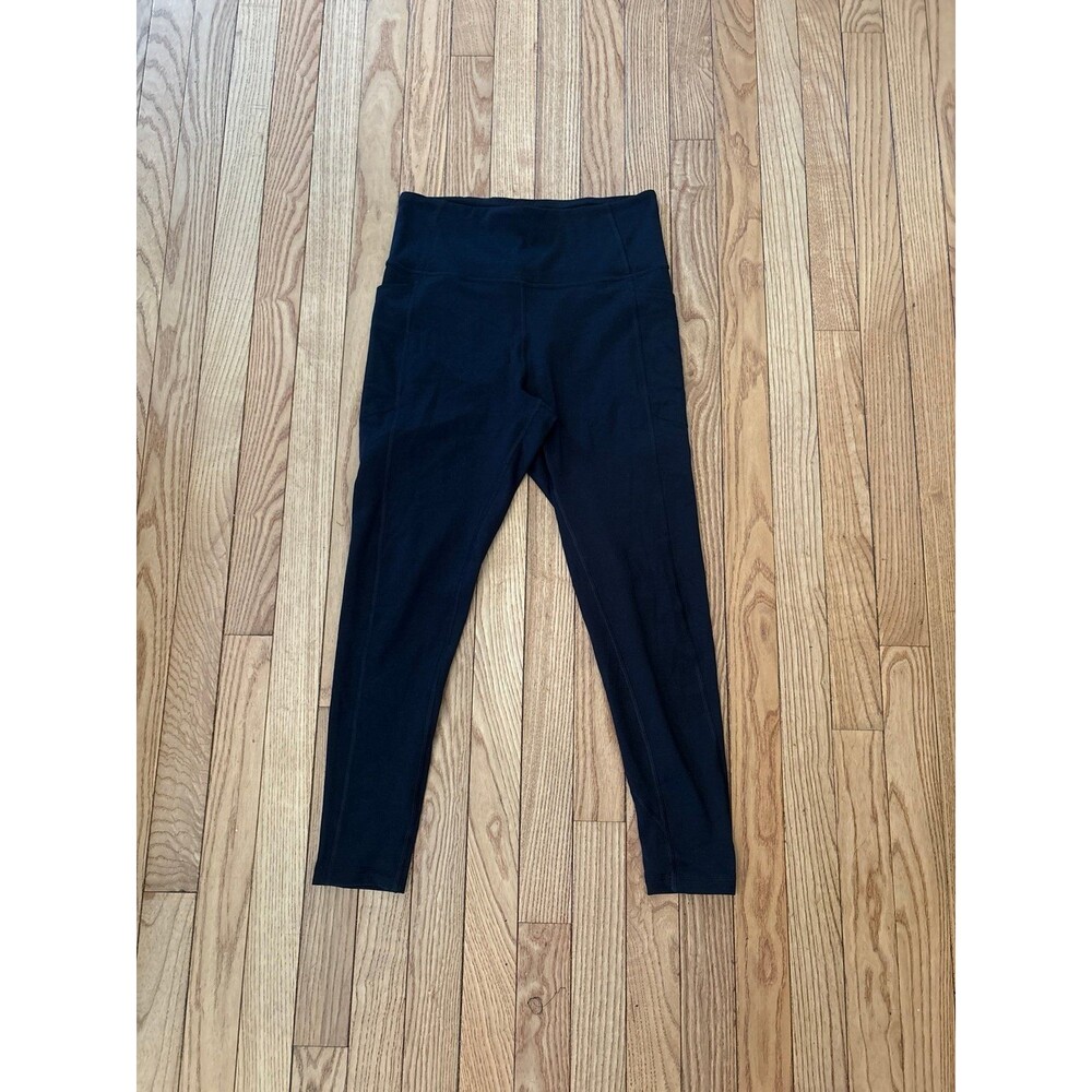 Victoria's Secret OnPoint flow leggings Black pockets athletic gym sports girls